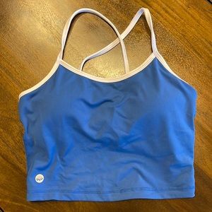 Senita Royal Blue Ava Crop Tank